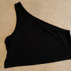 Black crop top